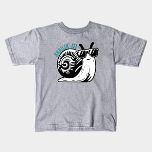 Snailin It Kids T-Shirt